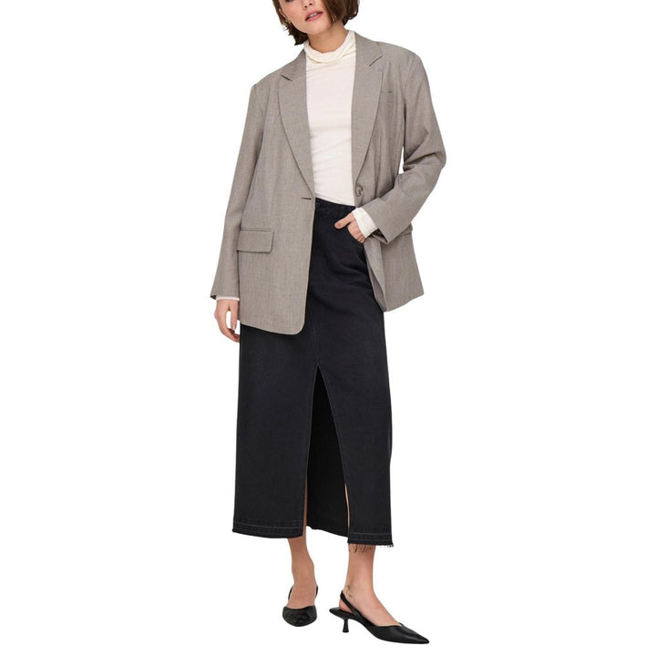 Only Beige Polyester Blazer