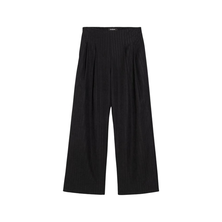 Desigual Black Polyester Casual Pants