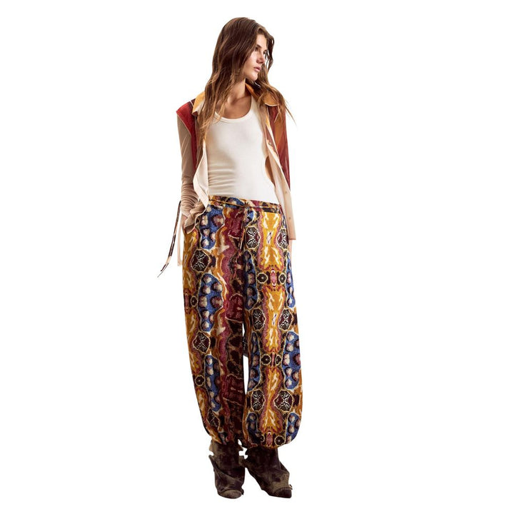 Desigual Orange Viscose Casual Pants