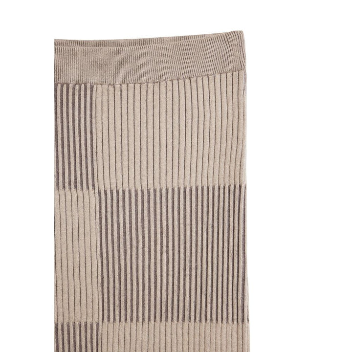 Desigual Beige Viscose Long Skirt