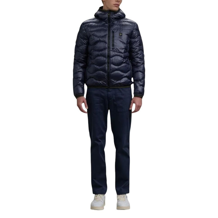 Blauer Blue Polyamide Shell Jacket