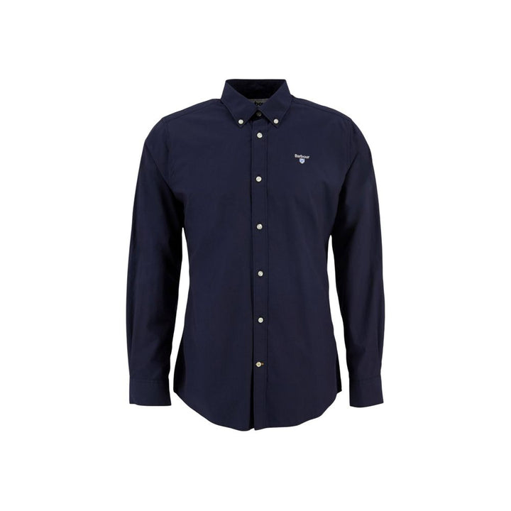 Barbour Blue Cotton Dress Shirt