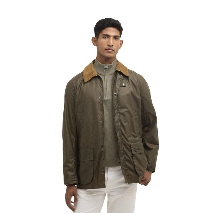 Barbour Green Cotton Full-Length Jacket
