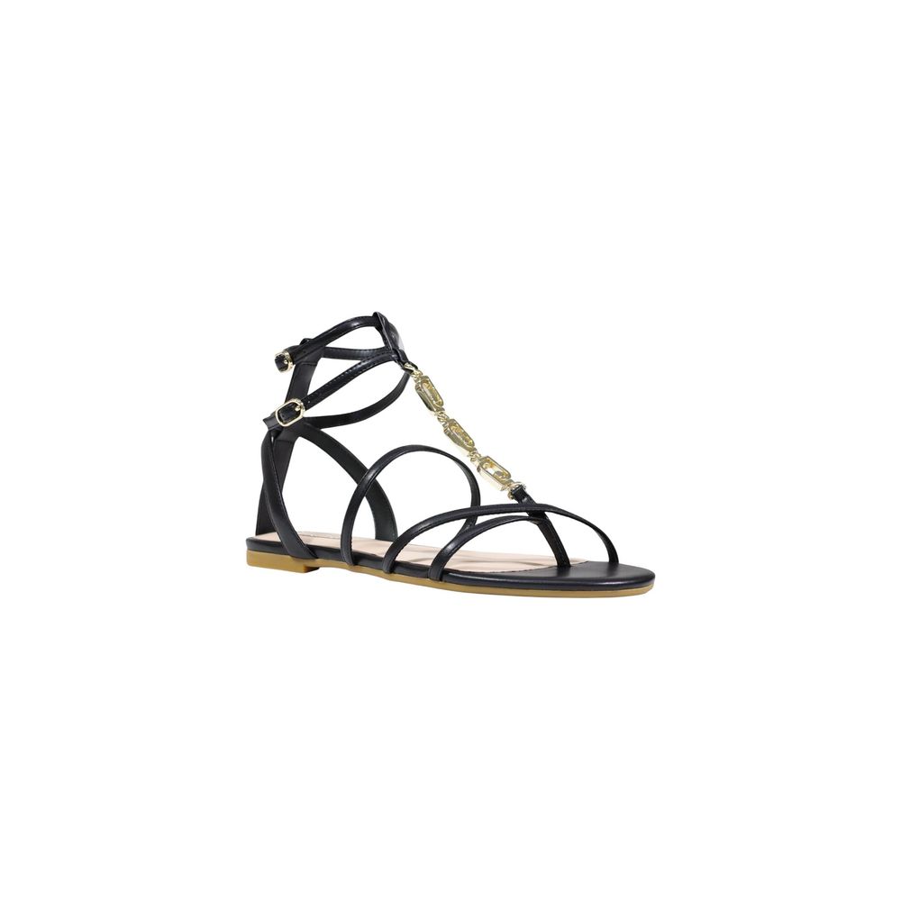 Liu Jo Black Polyethylene Flat Sandals