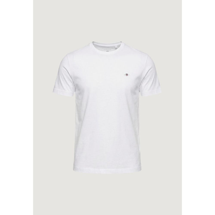 Gant White Cotton T-Shirt