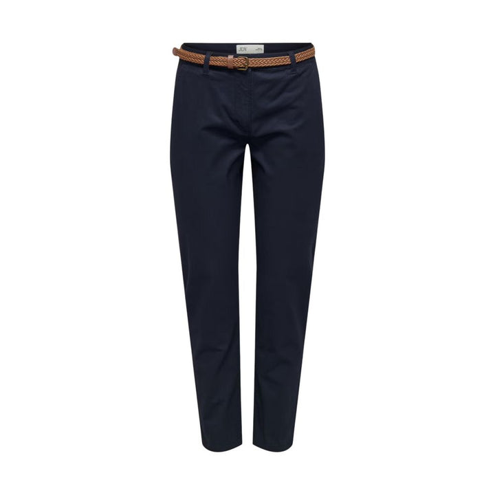Jacqueline De Yong Blue Cotton Chino Pants