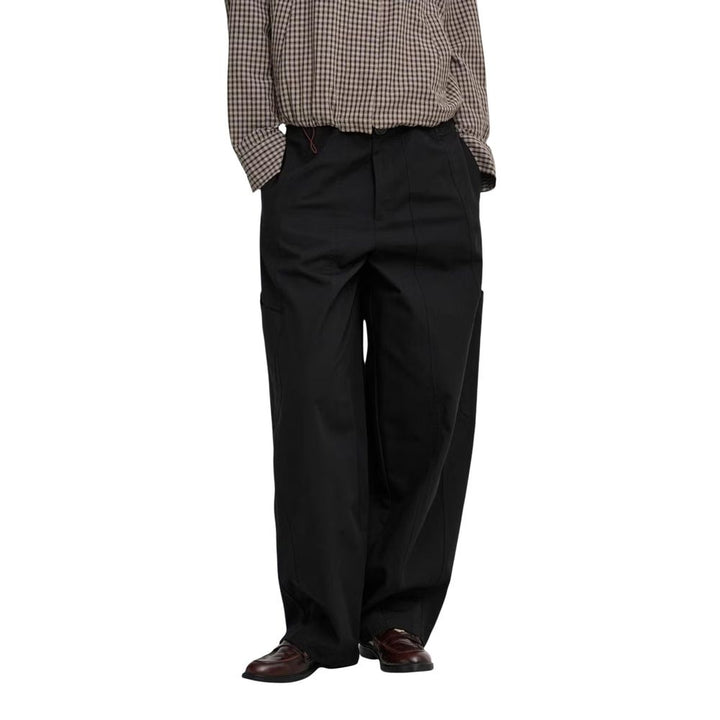 Jacqueline De Yong Black Cotton Cargo Pants