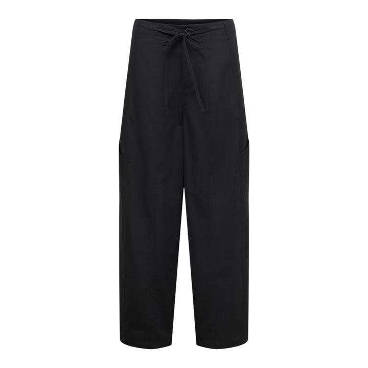 Jacqueline De Yong Black Cotton Cargo Pants