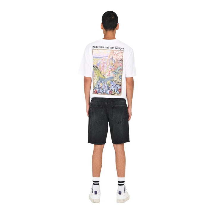 Only & Sons Black Denim Shorts