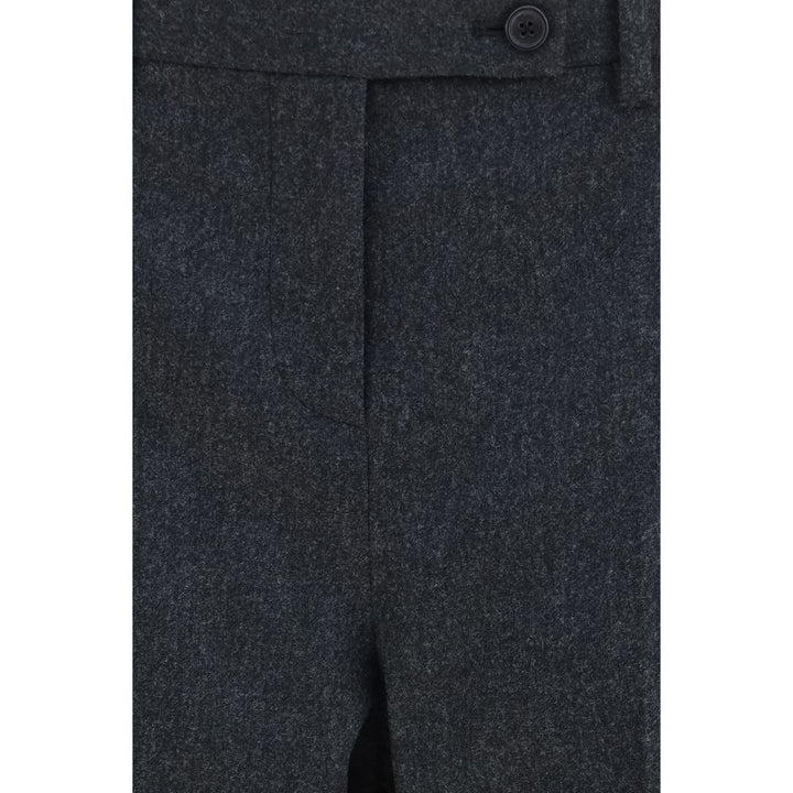 Khaite Gray Wool Oves Aries Dress Pants