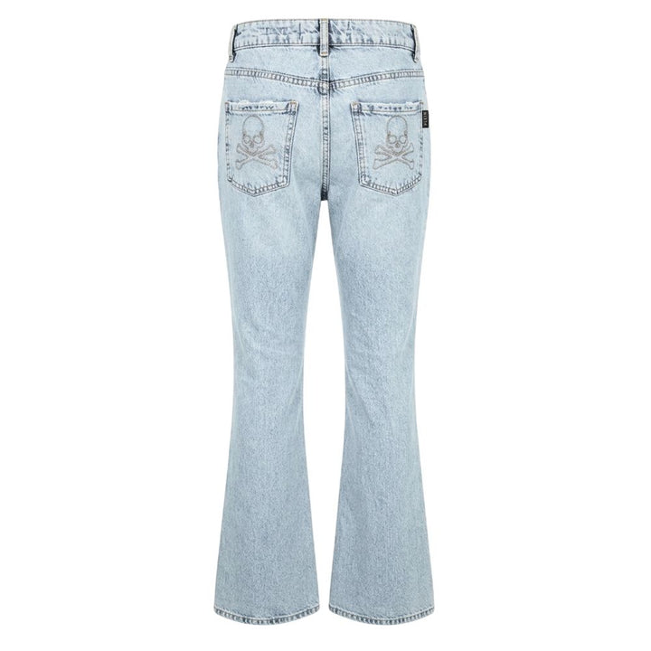 Philipp Plein Blue Cotton Women's Jeans