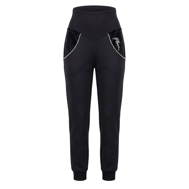 Philipp Plein Black Cotton Women's Sweatpant