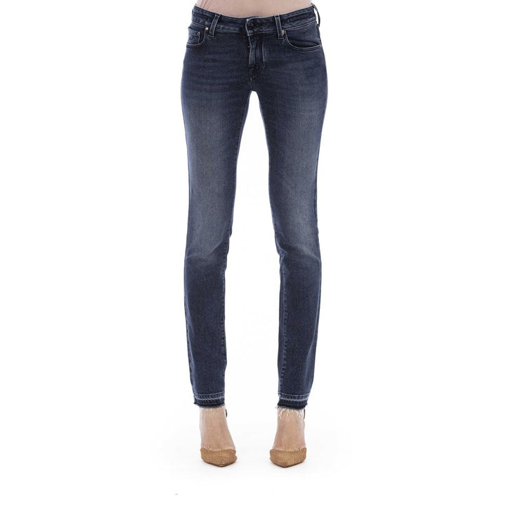 Jacob Cohen Blue Cotton Women Jeans