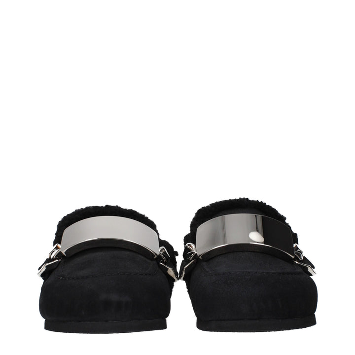 J.W.Anderson Black Leather Slippers
