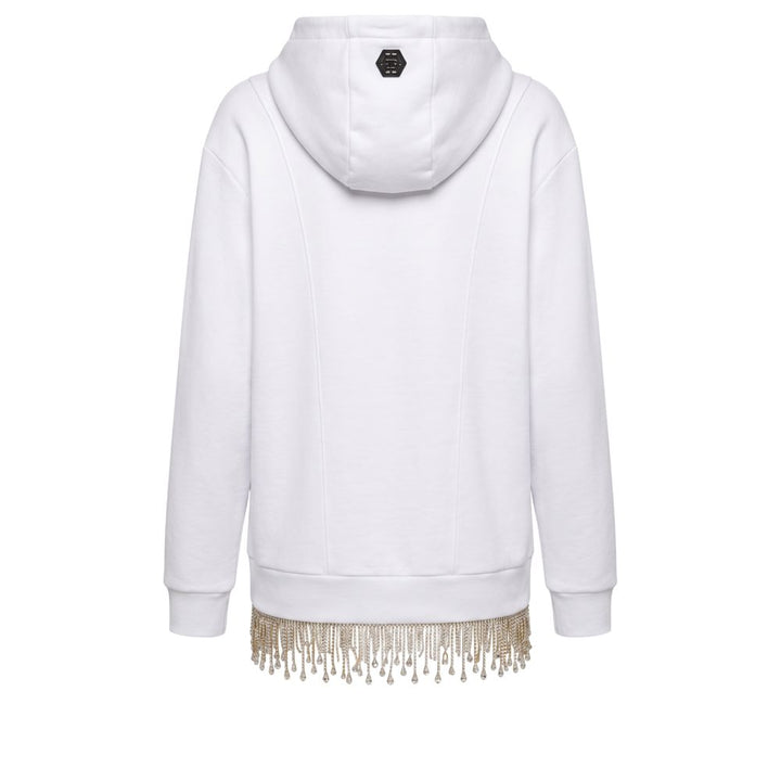 Philipp Plein White Cotton Women's Sweatshirt