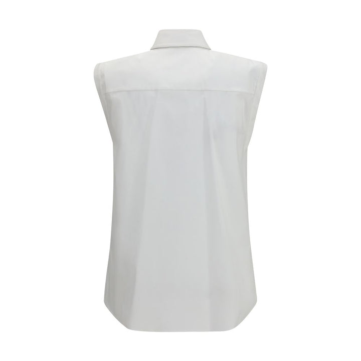 Brunello Cucinelli White Cotton Shirt