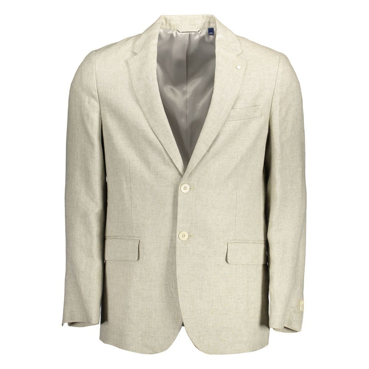 Gant Beige Linen Men's Jacket