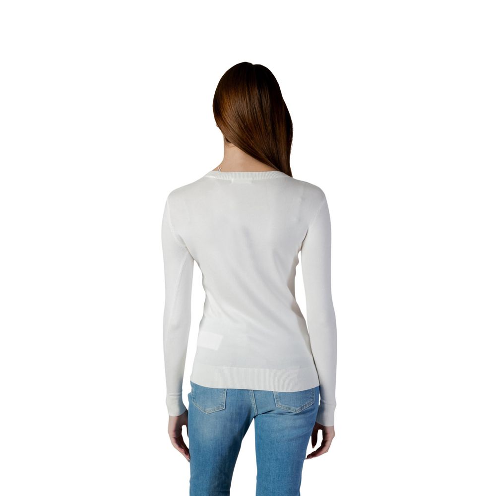 Guess Cream Viscose Sweatshirt