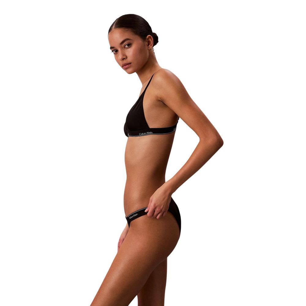 Calvin Klein Jeans Black Recycled Polyester Bikini