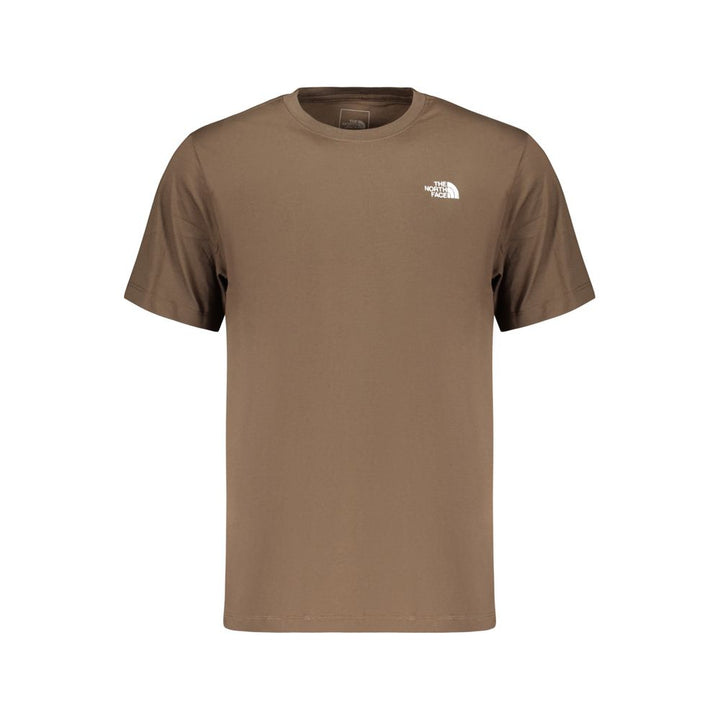 The North Face Brown Cotton Men's T-Shirt