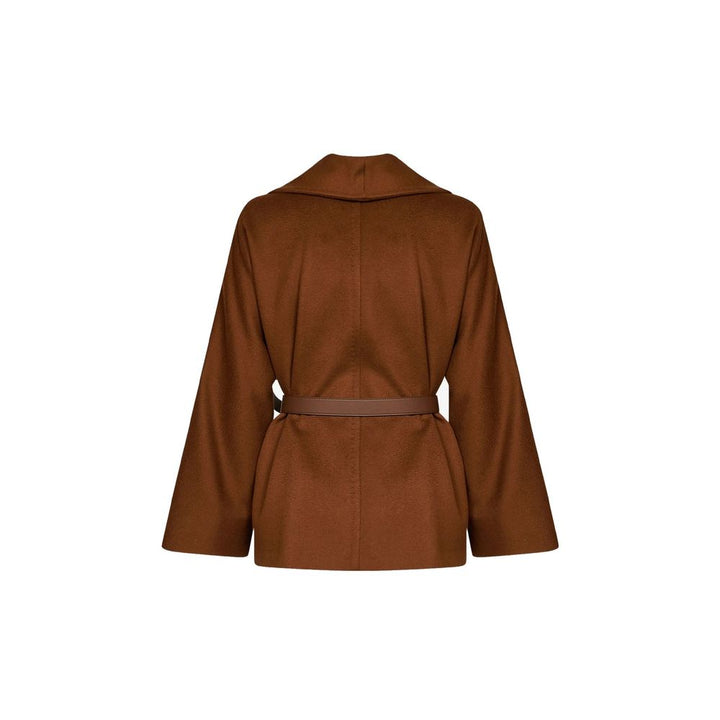 Max Mara Brown Virgin Wool Jacket