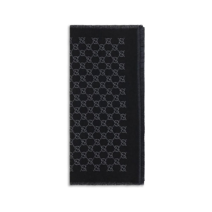 Gucci Black Wool Oves Aries Scarf
