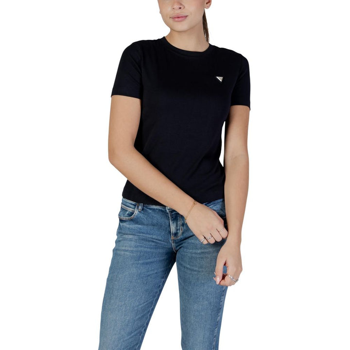 Guess Active Black Cotton T-Shirt