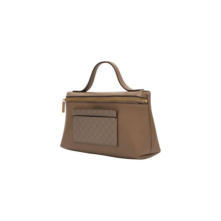 Calvin Klein Beige Polyethylene Clutch Bag