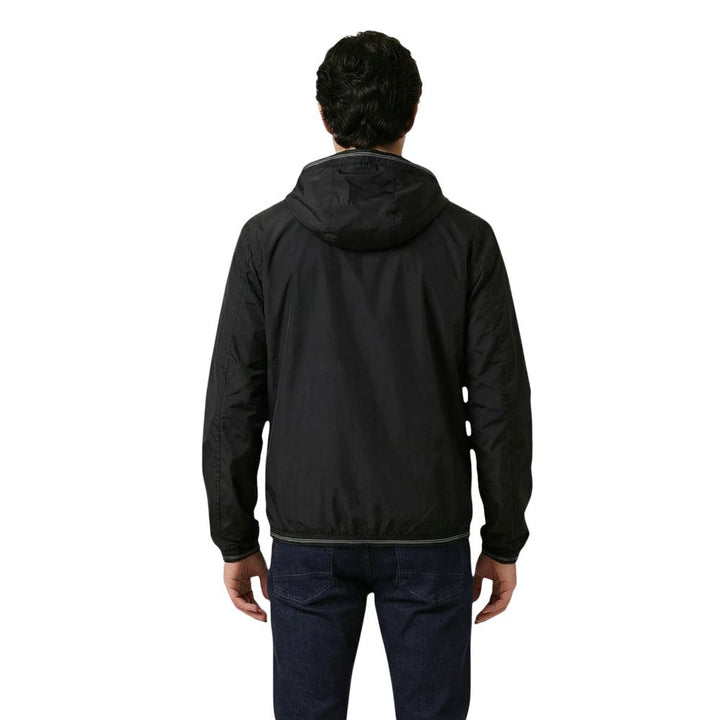 Blauer Black Polyamide Shell Jacket