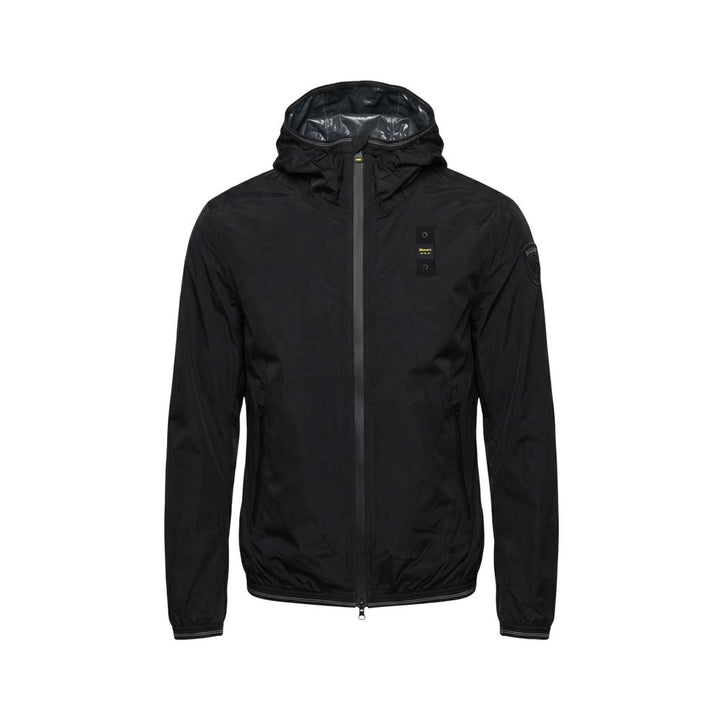 Blauer Black Polyamide Shell Jacket