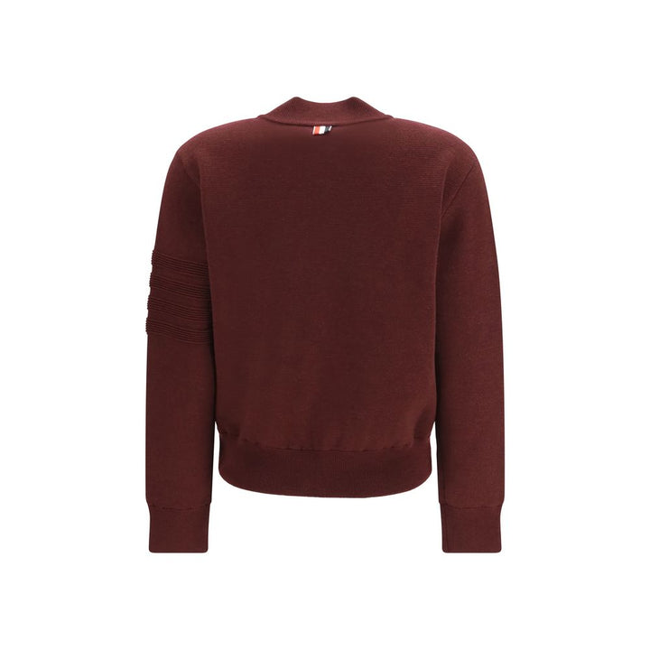 Thom Browne Bordeaux Wool Oves Aries Bomber