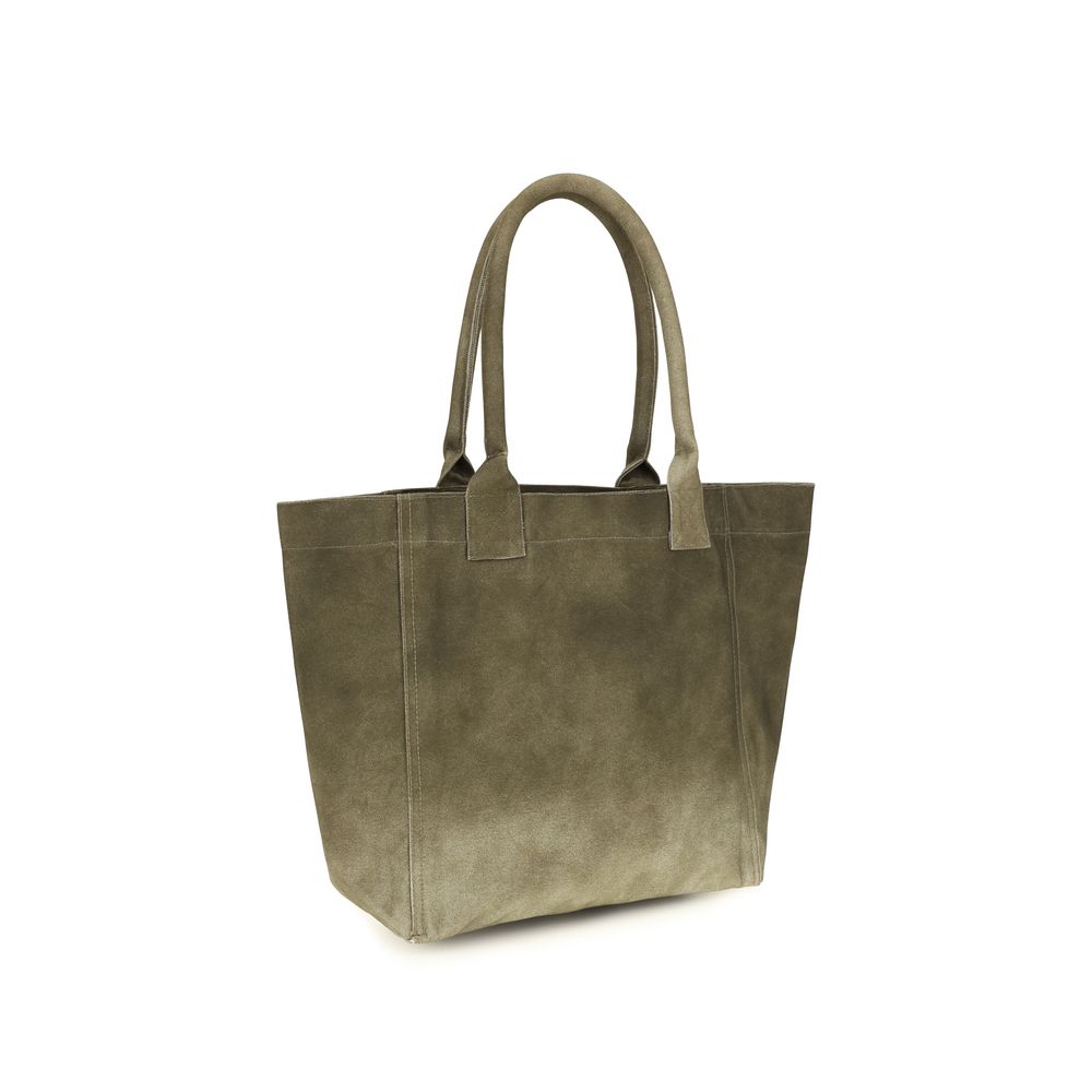 Isabel Marant Bicolor Cotton Shoulder Bag