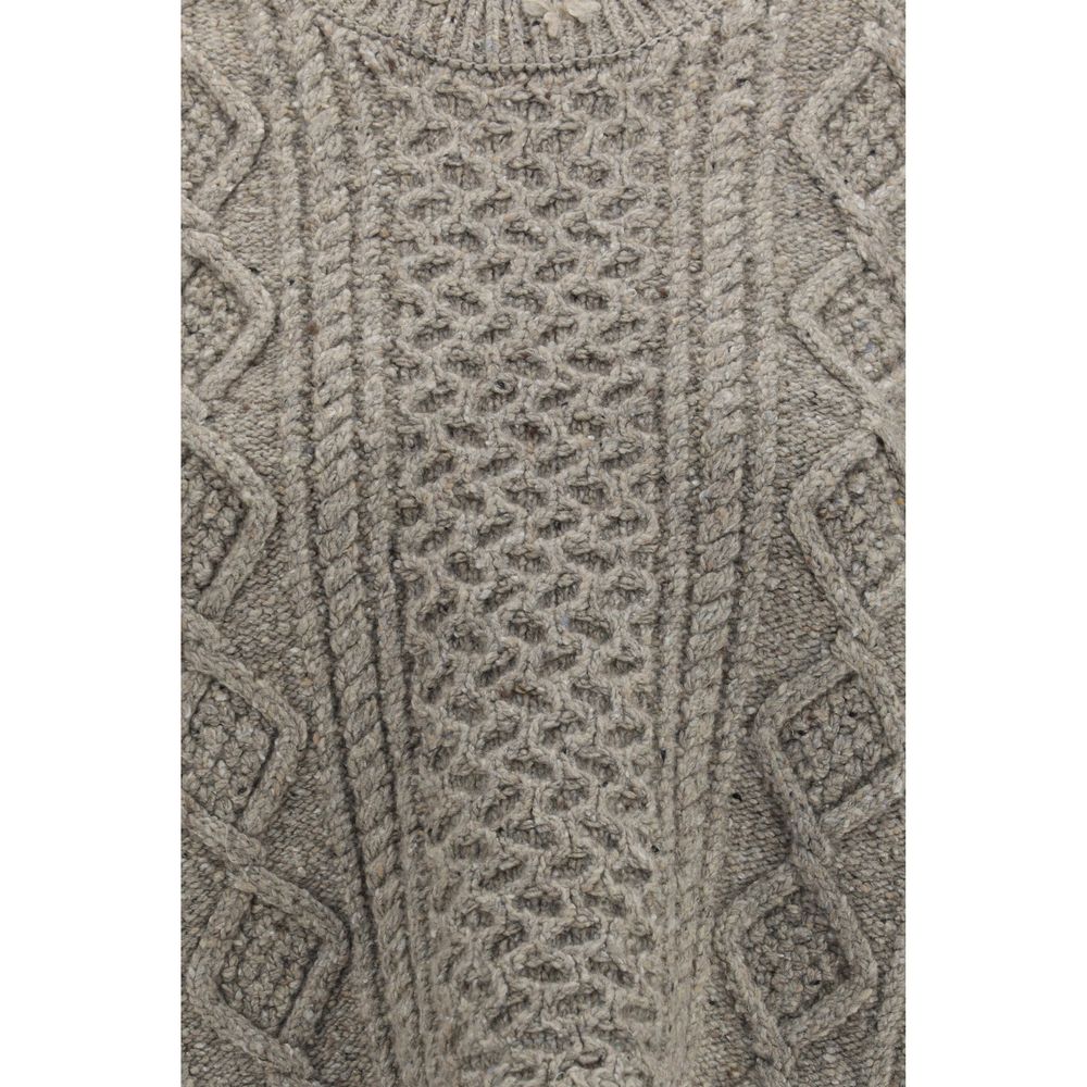 R13 Beige Wool Oves Aries Sleeveles Sweater