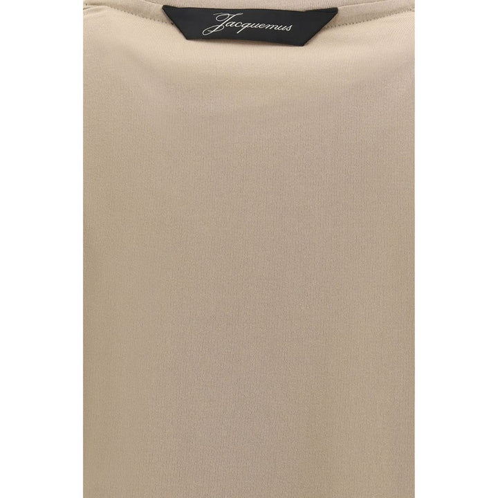 Jacquemus Beige Paper Long Sleeve T-Shirt