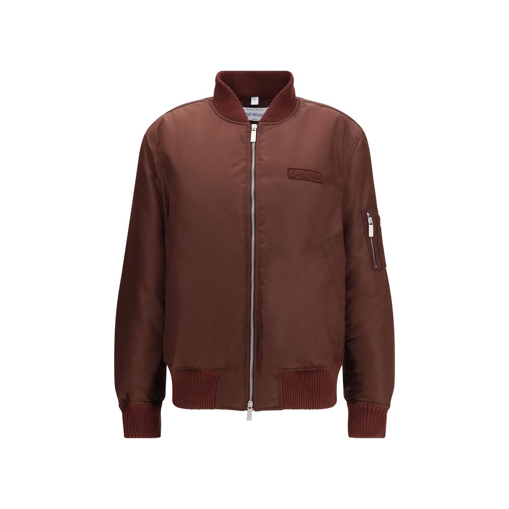 Off-White Bordeaux Nylon Bomber