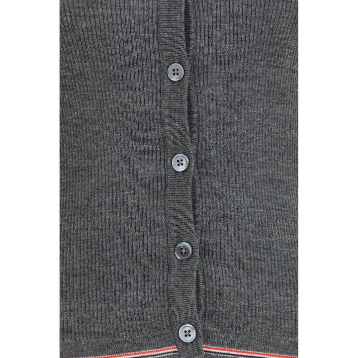 Thom Browne Gray Wool Oves Aries Cardigan