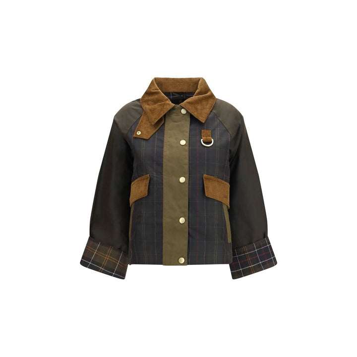Barbour Brown Cotton Shell Jacket