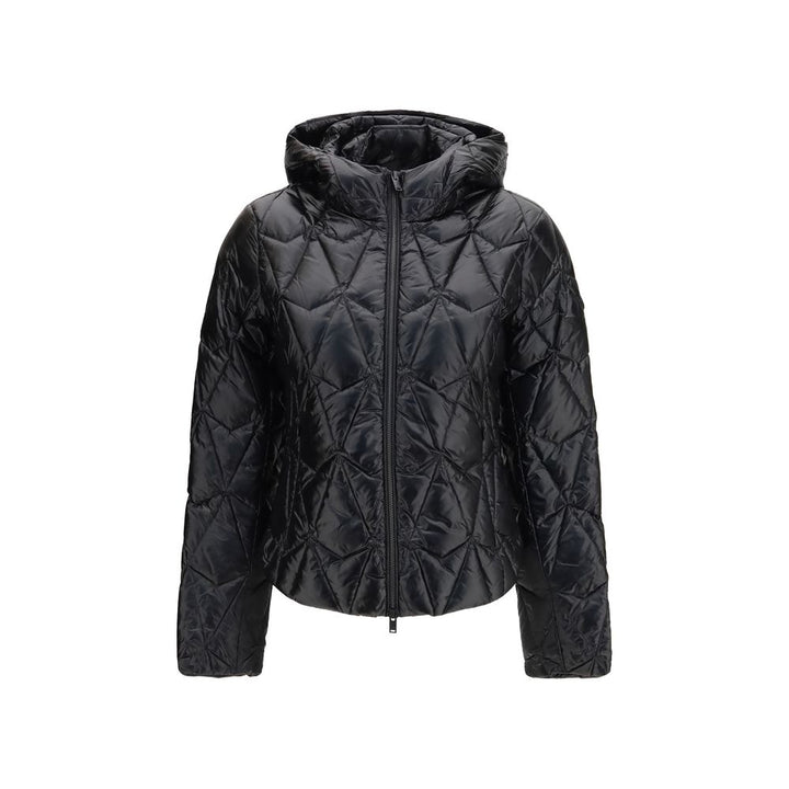 Moose Knuckles Black Goose Down Full-Length Jacket