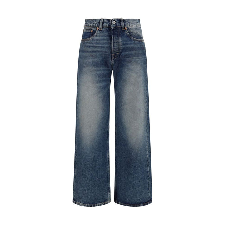 Our Legacy Blue Cotton Relaxed Fit Jeans