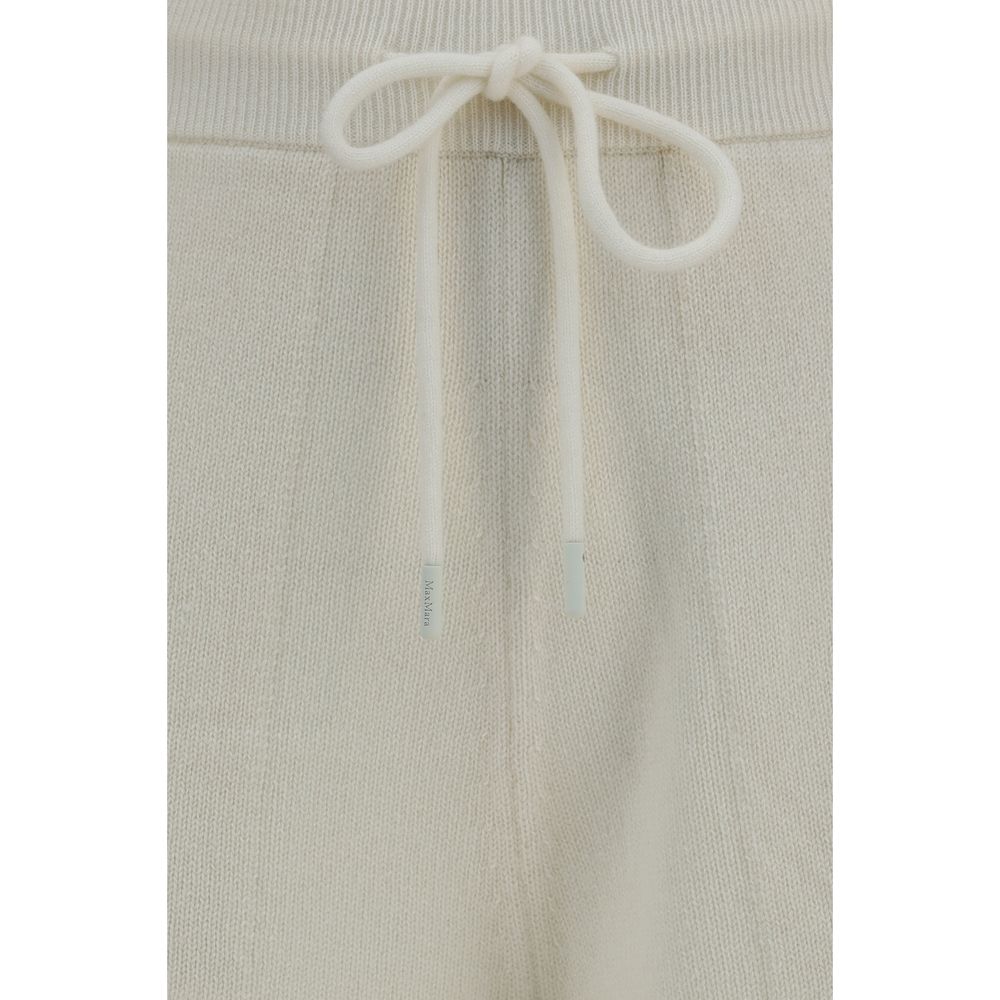 Max Mara Beige Cashmere Casual Pants