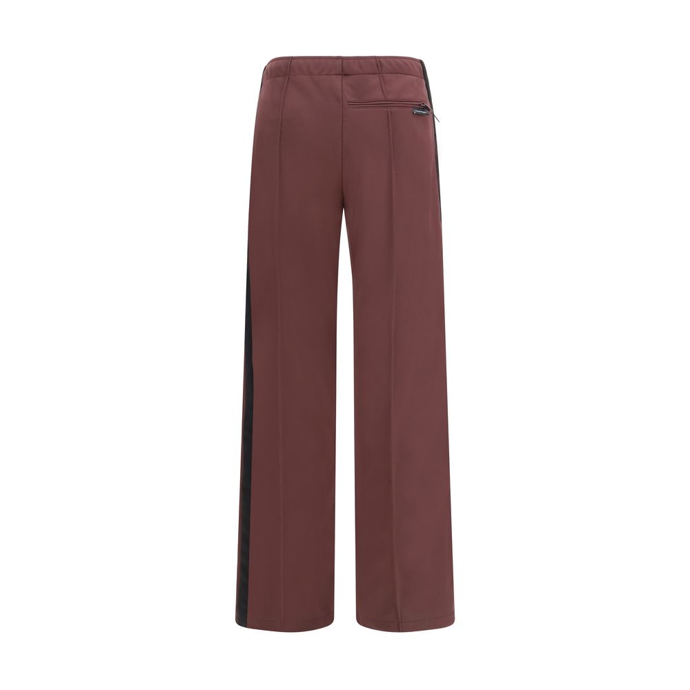 Courrèges Bordeaux Polyester Joggers (Workout Pants)