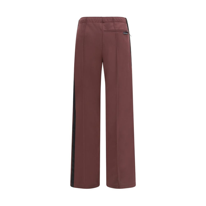 Courrèges Bordeaux Polyester Joggers (Workout Pants)