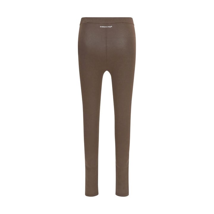 Balenciaga Brown Viscose Leggings