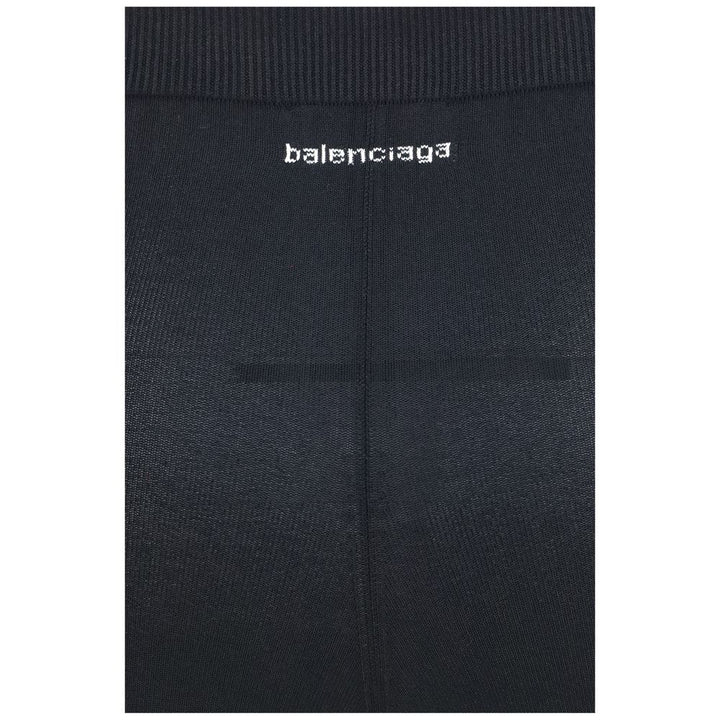 Balenciaga Black Viscose Leggings