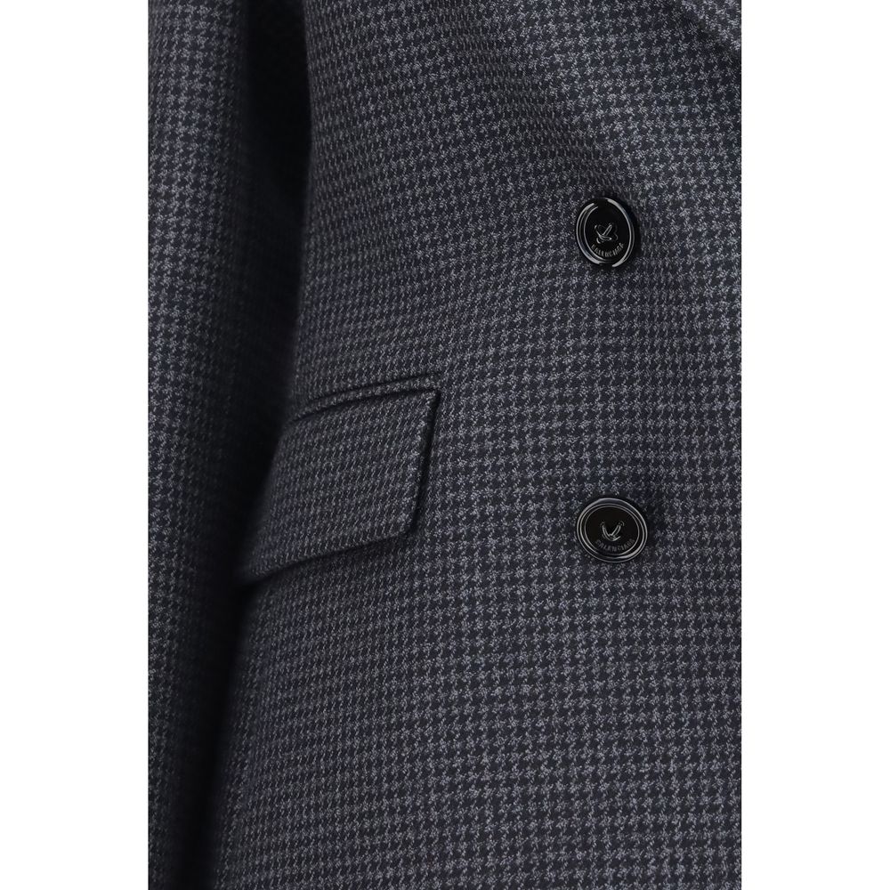 Balenciaga Gray Wool Oves Aries Blazer