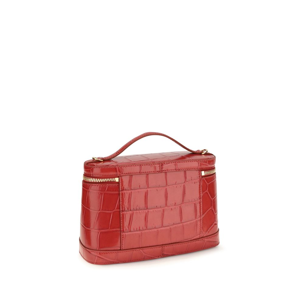 Jacquemus Red Calf Leather Bos Taurus Shoulder Bag