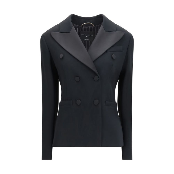 Ermanno Scervino Black Viscose Blazer