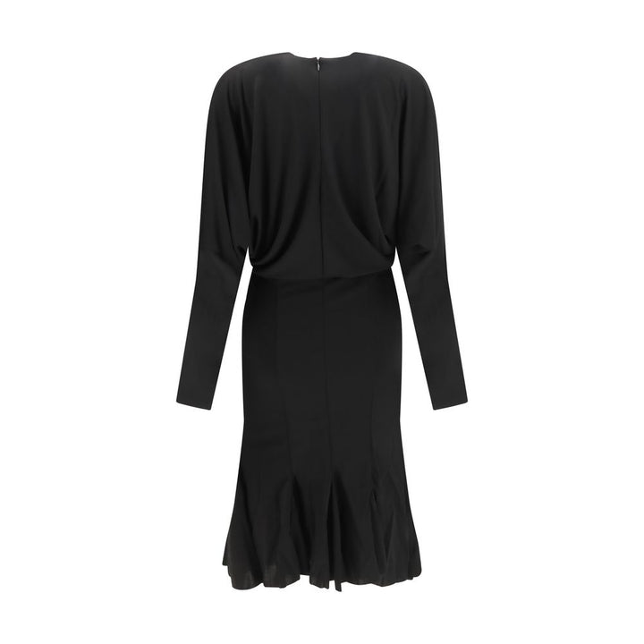 Jacquemus Black Acetate Casual Dress