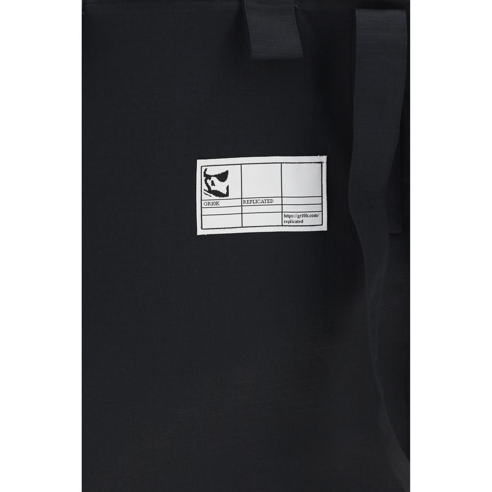GR10K Black Polyester Shoulder Bag