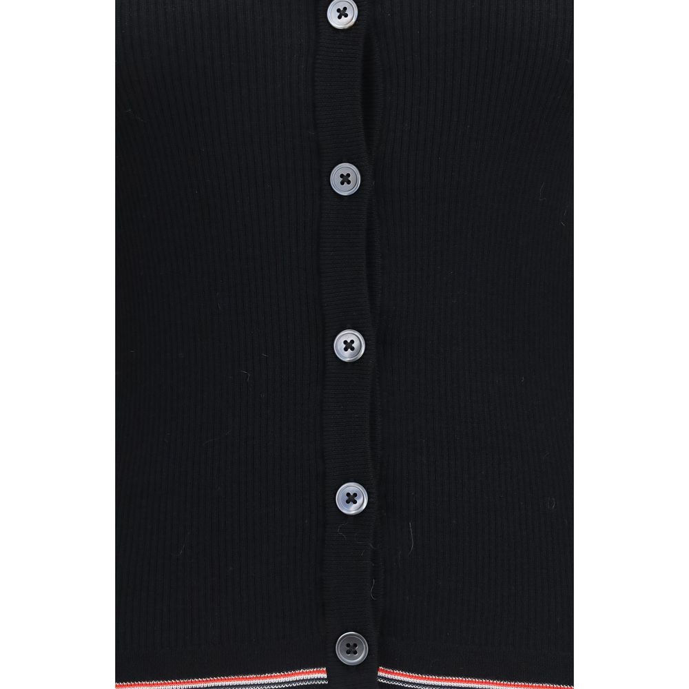 Thom Browne Black Wool Oves Aries Cardigan
